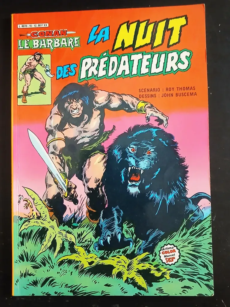 Conan le Barbare n°15 – La Nuit des prédateurs - 1983