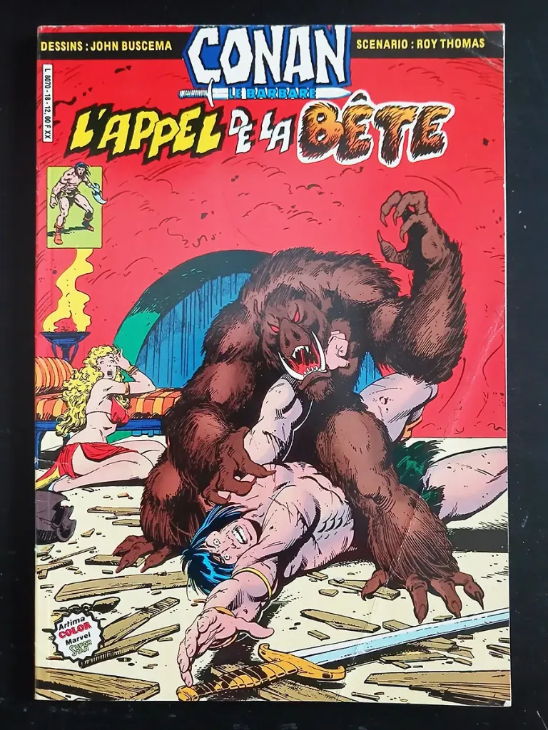 Conan le Barbare n°18 – L’Appel de la bête - 1984