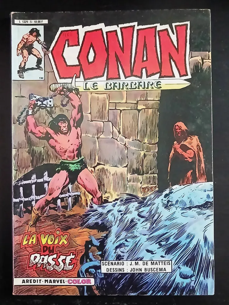 Conan le Barbare (Arédit / Artima) n°5 – La voix du passé - 1985