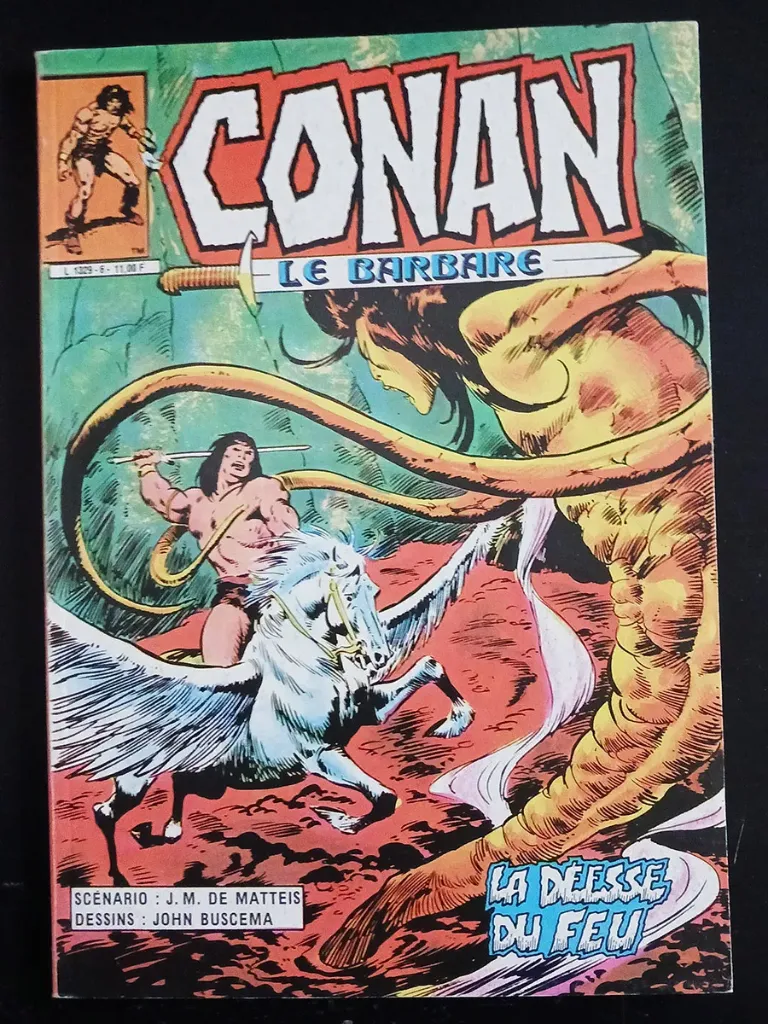 Conan le Barbare (Arédit / Artima) n°6 – Le Sortilège de Calda - 1984 (copie)