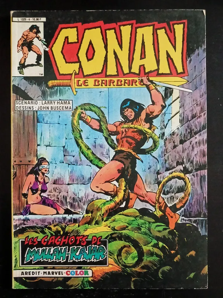Conan le Barbare (Arédit / Artima) n°4 – La Déesse du feu - 1985 (copie)