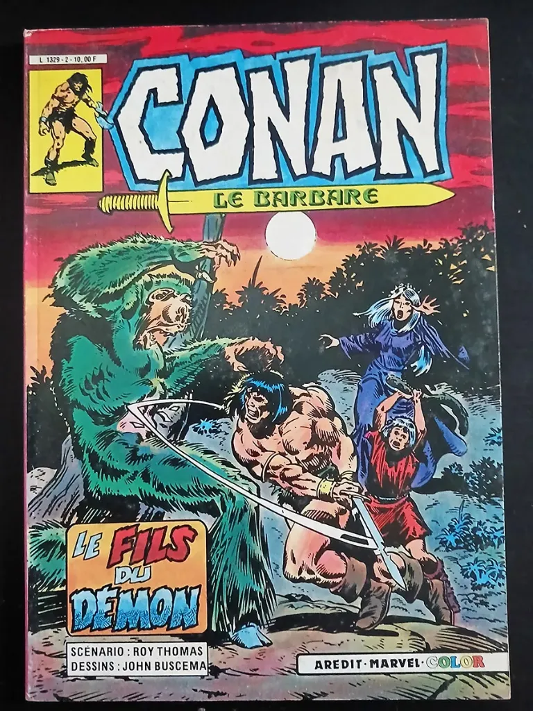 Conan le Barbare (Arédit / Artima) n°2 – Le Fils du démon - 1984