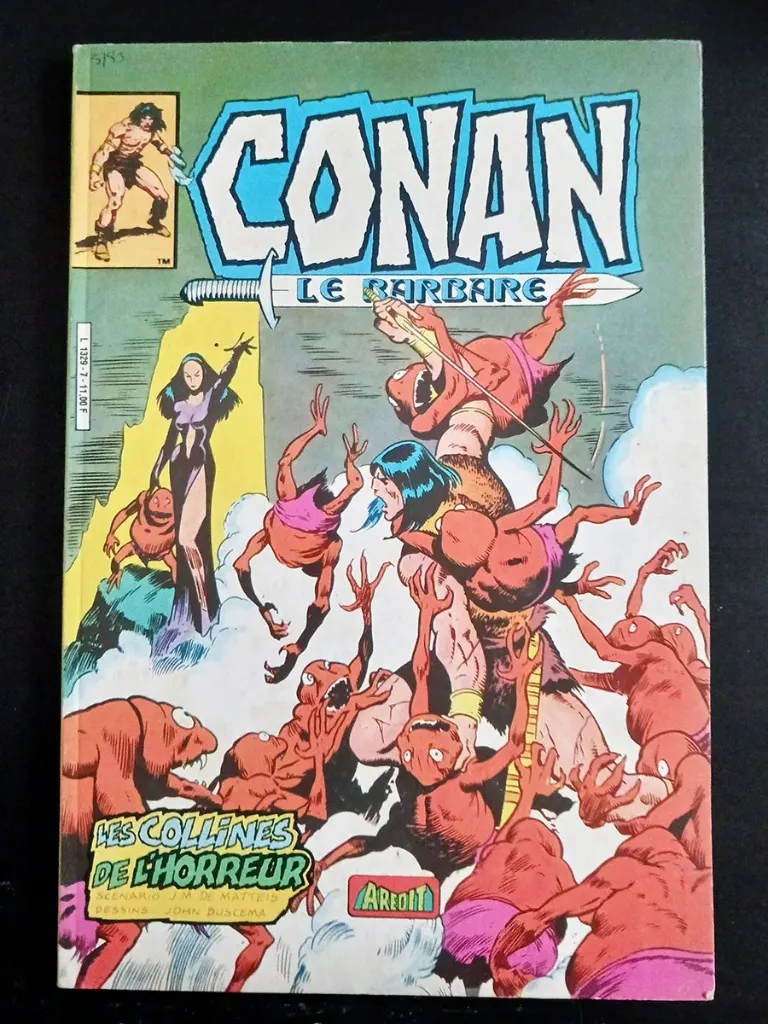 Conan le Barbare (Arédit / Artima) n°7 – Les Collines de l’horreur - 1985