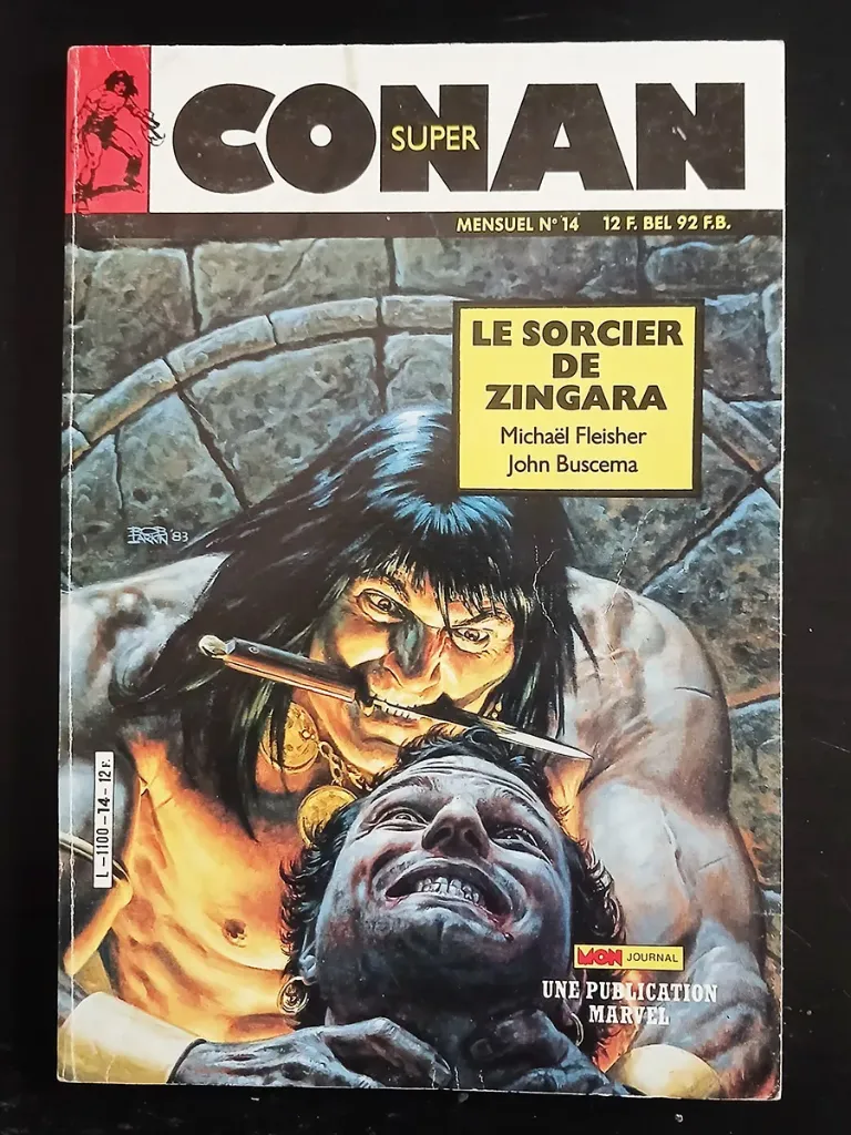 Super Conan n°14 – Le Sorcier de Zingara - 1986