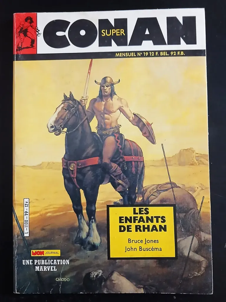 Super Conan n°19 – Le Sorcier de Zingara - 1986 (copie)